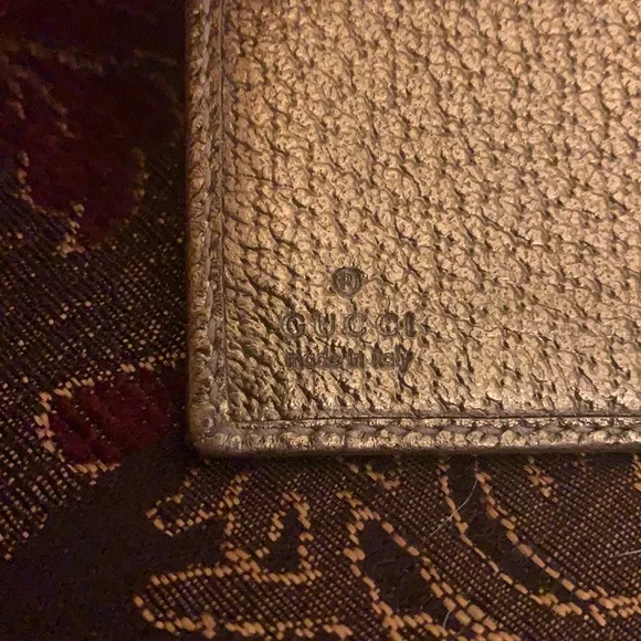 Authentic Gucci GG trifold bow wallet - Picture 13 of 14